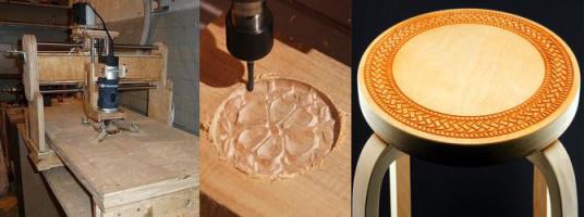 3D фрезерно-гравировальный станок с ЧПУ и его работы.