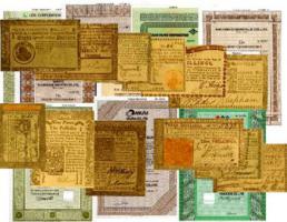 Появление бумажных и кредитных денег.